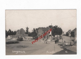 LANGEMARK-GARE-CARTE PHOTO Allemande-GUERRE 14-18-1 WK-BELGIEN-Flandern-MILITARIA- - Langemark-Pölkapelle