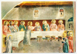 CPSM 10.5 X 15 Italie (63) Museo S.Marco La Cena Eucaristica Beato Angelico FIRENZE Florence Le Souper Du Seigneur * - Firenze (Florence)