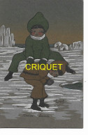 Illustrateur Suzel, 2 Esquimeaux Qui Jouent à Saute-mouton - Other & Unclassified