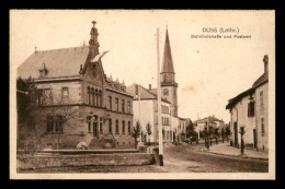 57 - DIEUZE - DUSS - BAHNHOFSTRASSE UNE POTSTAMT - Dieuze