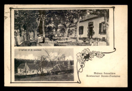 57 - MAISON FORESTIERE - RESTAURANT BONNE-FONTAINE - L'EGLISE ET LE COUVENT - Autres & Non Classés