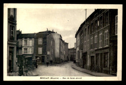 57 - BOULAY - RUE DE ST-AVOLD - MAGASIN A. HELSTROFFER - CAFE DE LA REPUBLIQUE - Autres & Non Classés