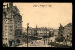 57 - METZ - ABORD DU BOULEVARD EMPEREUR GUILLAUME - VOIR ETAT - Metz