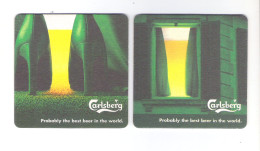 Bierviltje - Sous-bock - Bierdeckel - CARLSBERG   (B 1255) - Sous-bocks