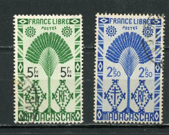 MADAGASCAR (RF) - SERIE DE LONDRES - N° Yvert  274+276 Obli. - Used Stamps