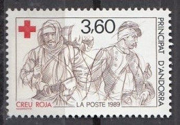 FRENCH ANDORRA 401,unused - Cruz Roja