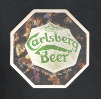 Bierviltje - Sous-bock - Bierdeckel - CARLSBERG BEER   (B 1268) - Beer Mats