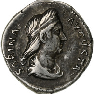 Sabine, Denier, 133-135, Rome, Argent, TTB+, RIC:2548 - La Dinastía Antonina (96 / 192)