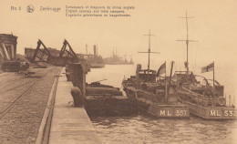 Belgique Zeebrugge Convoyeur Et Dragueurs De Mines Anglais - Zeebrugge