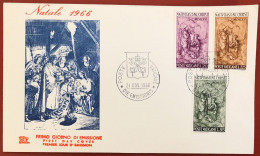 VATICAN - 1966 - FDC - Christmas - FDC