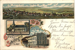 Gruss Aus Schillingen Bei Kell - Litho - Saarburg