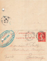 E652 Entier Postal Carte Lettre Le Portel - Postales Tipos Y (antes De 1995)