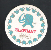 Bierviltje - Sous-bock - Bierdeckel - CARLSBERG  - ELEPHANT (B 1279) - Portavasos