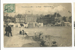 Calvados , Trouville ,  La Plage , Hotel De Paris - Trouville