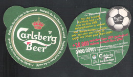 Bierviltje - Sous-bock - Bierdeckel - CARLSBERG BEER   (B 1280) - Beer Mats