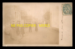 60 - GOINCOURT - UNE RUE - CARTE PHOTO ORIGINALE - VOIR ETAT - Sonstige & Ohne Zuordnung