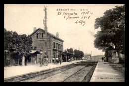 60 - ATTICHY - LA GARE DE CHEMIN DE FER - Attichy