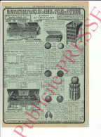 Publicité 1910 Jeu De Croquet De Jardin Vintage Sport Jeu De Boules Ferrées Buis Jeux De Tonneaux Tonneau De Jardin - Publicités