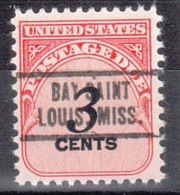 USA Precancel Vorausentwertungen Preo Locals Mississippi, Bay Saint Louis 736 - Prematasellado