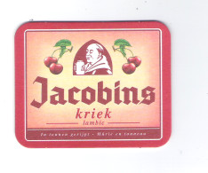 Bierviltje - Sous-bock - Bierdeckel : JACOBINS   KRIEK LAMBIC   (B 1296) - Sous-bocks