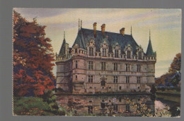CPA - 37 - Château D'Azay-le-Rideau - Illustration Couleurs Yvon - Non Circulée - Azay-le-Rideau