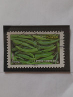 D24 - TIMBRE OBLITÉRÉ FRANCE AUTOADHESIF N °741 - ANNÉE 2012 - " FLORE : LÉGUMES, PIMENTS VERTS ". - Usados