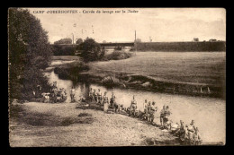 67 - CAMP D'OBERHOFFEN - CORVEE DE LAVAGE SUR LA MODER - Autres & Non Classés