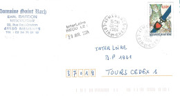 LOIR ET CHER 41 - MEUSNES - RECETTE RA 9 - TIMBRE N° 3659 - SECURITE ROUTIERE. - TARIF 1 3 05 - SEUL SUR LETTRE - 2004 - Handstempel