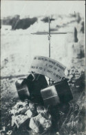 An811 Cartolina Fotografica Cimitero Militare  Di Redipuglia Trincea Scudata - Gorizia
