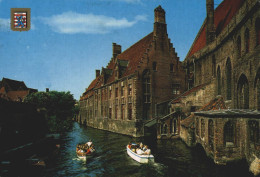 BELGIQUE BRUGGE HOPITAL SAINT-JEAN VU DU CANAL - Brugge