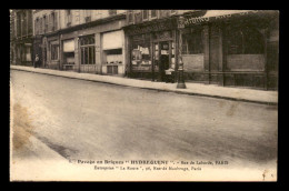 75 - PARIS 8EME - PAVAGE EN BRIQUES HYDREQUENT RUE DE LABORDE REALISE PAR L'ENTREPRISE LA ROUTE, RUE DE MAUBEUGE - District 08