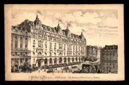 75 - PARIS 8EME - HOTEL PLAZA ATHENEE, 25 AVENUE MONTAIGNE - GRAVURE - Arrondissement: 08