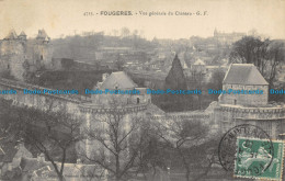 R156703 Fougeres. Vue Generale Du Chateau. G. F. No 4723. 1910 - Monde