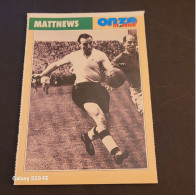 Fiche Illustrée Sport Football  ** Angleterre  ** Stanley Matthews - Sport