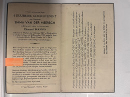 Devotie DP - Overlijden Emma Van Der Meersch Wwe Biasino - Mullem 1867 - Asper 1953 - Obituary Notices