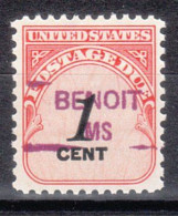 USA Precancel Vorausentwertungen Preo Locals Mississippi, Benoit 835.5 - Precancels