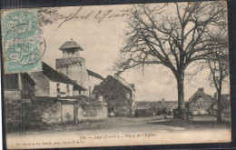 LOZE - Place De L'Eglise (léger Pli Vertical) - Autres & Non Classés