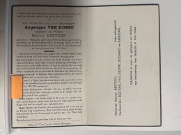 Devotie DP - Overlijden Angelique Van Dorpe Echtg Beetens - Hillegem 1884 - 1953 - Obituary Notices