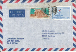 India Air Mail Cover Sent To Germany 25-4-1996 - Luchtpost