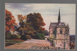 CPA - 37 - Château D'Amboise - La Chapelle Saint-Hubert Et Le Parc - Illustration Couleurs Yvon - Non Circulée - Amboise