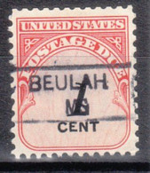 USA Precancel Vorausentwertungen Preo Locals Mississippi, Beulah 835.5 - Precancels