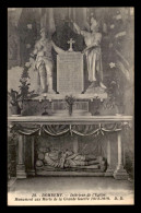 88 - DOMREMY - INTERIEUR DE L'EGLISE - LE MONUMENT AUX MORTS - Domremy La Pucelle