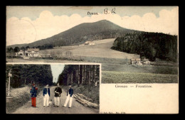 88 - LE DONON - VUE GENERALE ET DOUANIERS A LA FRONTIERE - Autres & Non Classés