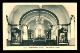 88 - DONCIERES - INTERIEUR DE L'EGLISE - Other & Unclassified