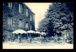 88 - CHATEAU DE DOMBROT-LE-SEC - HOSTELLERIE DU PERE AUGUSTE - A. BROSSARD PROPRIETAIRE - LA TERRASSE - Autres & Non Classés