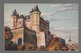 CPA - 49 - Château De Saumur - Illustration Couleurs Yvon - Non Circulée - Saumur