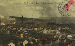 71153 01 04#8 - LE CREUSOT - QUARTIER ST LAURENT (carte Toilée) - Le Creusot