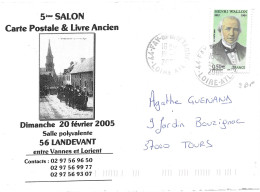 LOIRE ATLANTIQUE 44 - FAY DE BRETAGNE - RECETTE RA 9 - TIMBRE N° 3729 - H. WALLON. - TARIF 1 3 05 - SEUL SUR LETTRE - Manual Postmarks