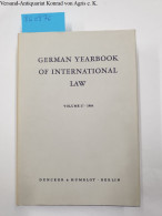 German Yearbook Of International Law. Jahrbuch Für Internationales Recht. Vol. 27 (1984). - Other & Unclassified