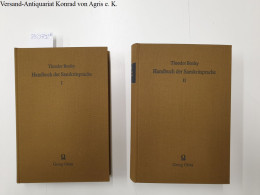 Handbuch Der Sanskritsprache. Drei (3) Bände In Zwei (2) Bänden (komplett). - Otros & Sin Clasificación